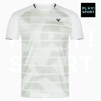 Victor T-Shirt T-33104 A Unisexe Adultes et Juniors blanc 