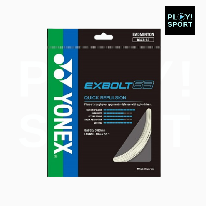 YONEX CORDAGE EXBOLT63 (10m) BADMINTON BLANC 