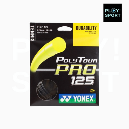 YONEX CORDAGE POLYTOUR PRO 125 (12m) TENNIS NOIR 