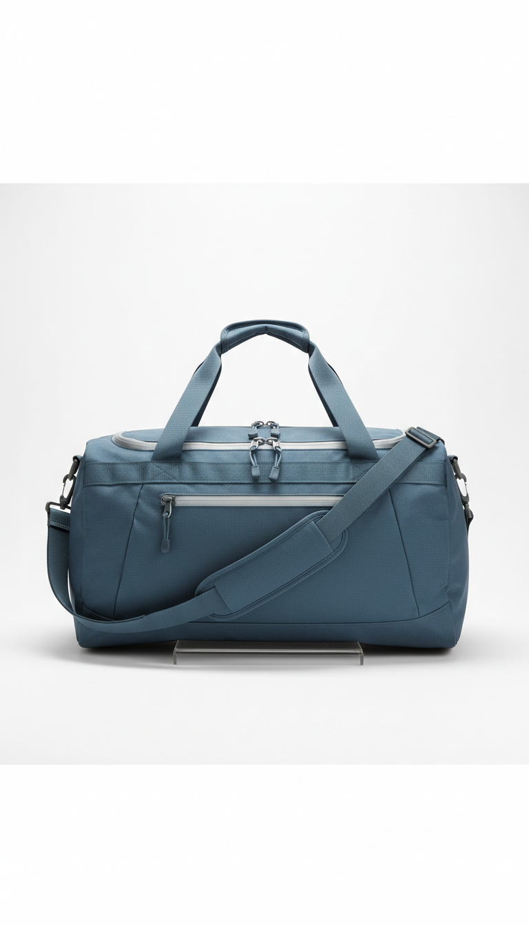 Sac de sport technique bleu ardoise