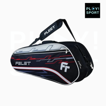 RACKET BAG FELET DB314 Black Red 6 poches