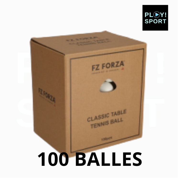 Balles de tennis de table FORZA Classic training (lot de 100)