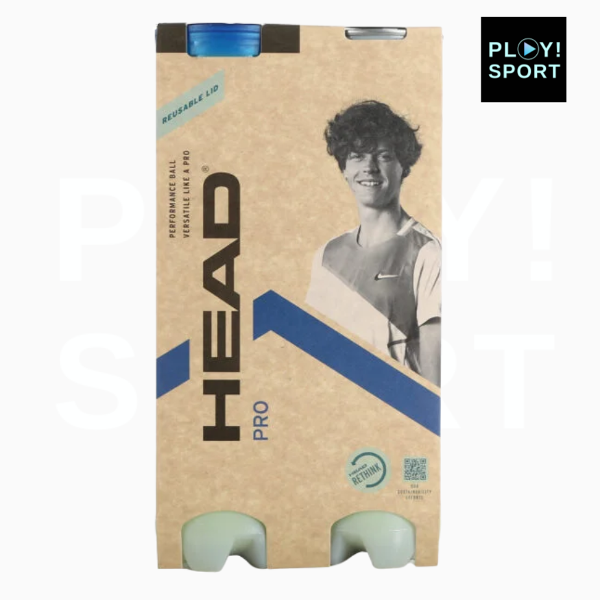HEAD Pack de 2 Tubes de 4 Balles de Tennis PRO all court