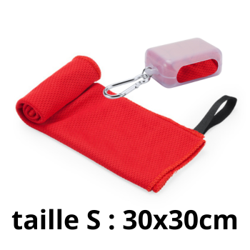 Serviettes Play Sport microfibre format S 30x30cm personnalisables