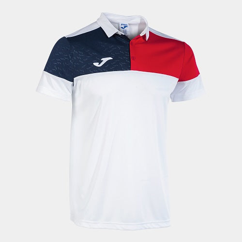 Polo Joma CREW V Navy/Rouge/Blanc de face