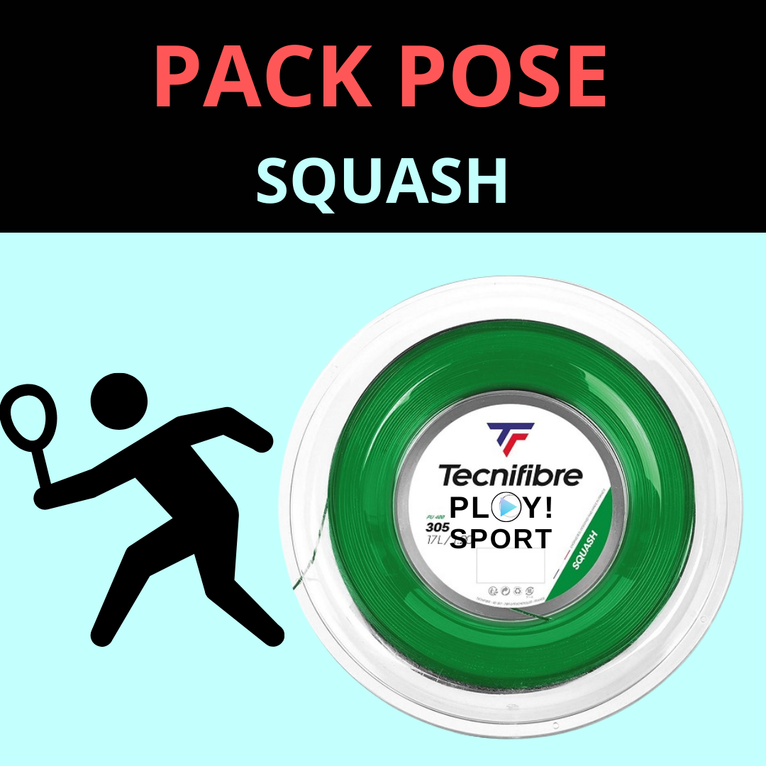 Technifibre 305 Green pour pack pose-cordage squash