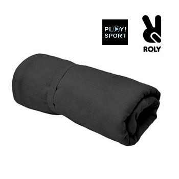 Serviettes Play Sport microfibre format 120x70cm personnalisable noir
