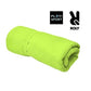 Serviettes Play Sport microfibre format 120x70cm personnalisable vert