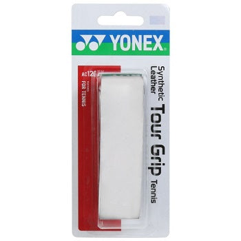 GRIP CUIR SYNTHETIQUE TENNIS YONEX TOUR AC126EX blanc