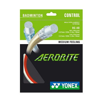 YONEX CORDAGE AEROBITE BLANC/ROUGE (10m) BADMINTON