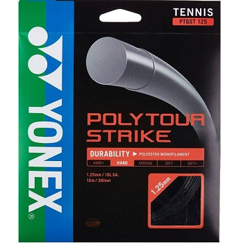YONEX CORDAGE POLYTOUR STRIKE 125 (12m) TENNIS NOIR 