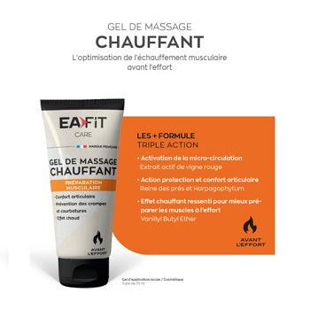 EA FIT Gel Musculaire Massage Chauffant by Victor
