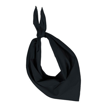 Foulards Play Sport coton personnalisable noir