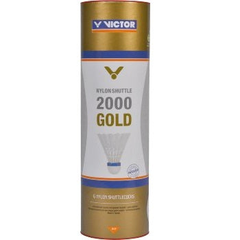 VICTOR NYLON 2000 GOLD VOLANTS PLASTIQUES blanc ou jaune